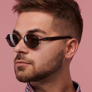 Oval vintage sunglasses by Lozza, Italy